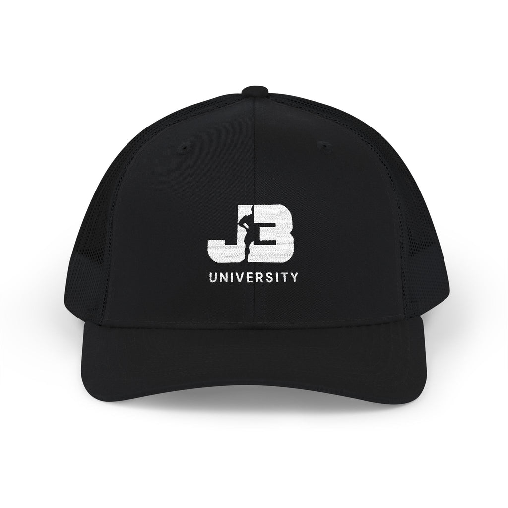Embroidered Snapback Trucker Cap - J3 University